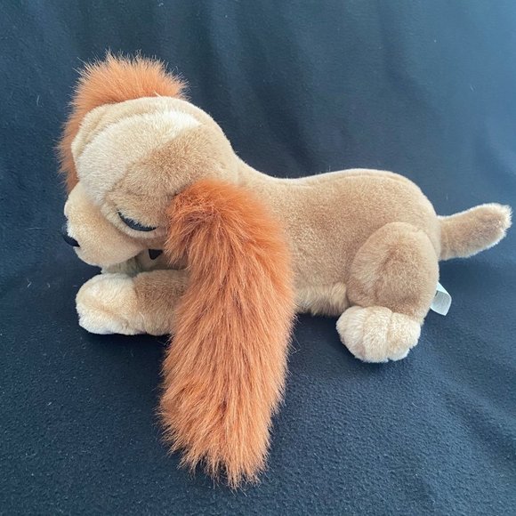 Walt Disney Co. Lady & the Tramp plush name tag collar stuffed girl tan dog 18" - Picture 3 of 6